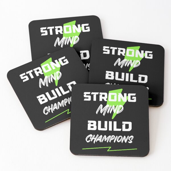 Item preview, Strong minds build champions designed and sold by Moho-designs.