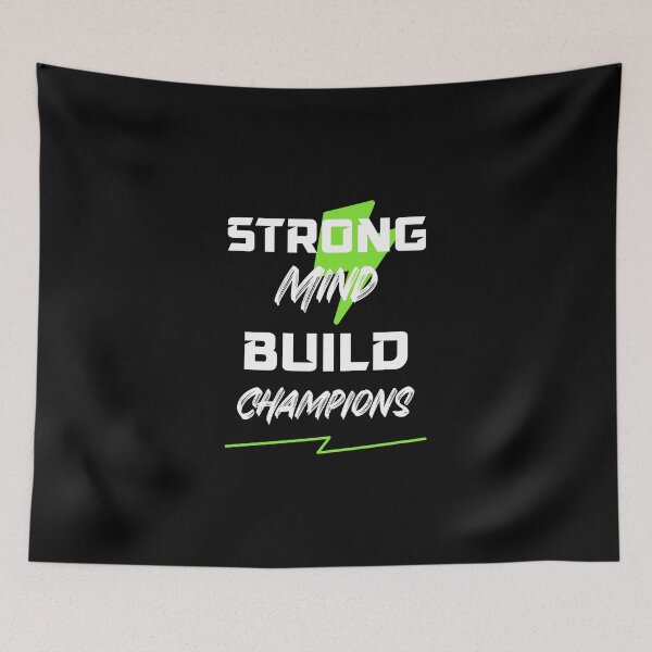 Item preview, Strong minds build champions designed and sold by Moho-designs.