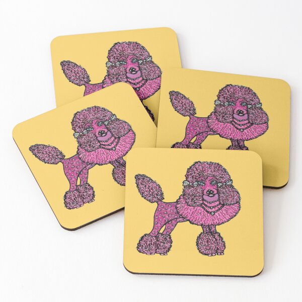 Item preview, Pink Fluffy Poodle designed and sold by FunkyAdicom.