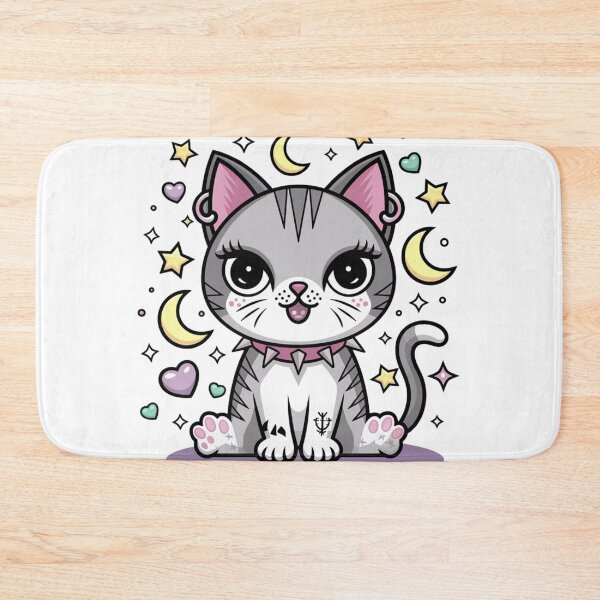 Item preview, Pastel Goth Cat designed and sold by FusiTink.