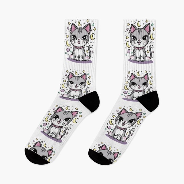 Item preview, Pastel Goth Cat designed and sold by FusiTink.