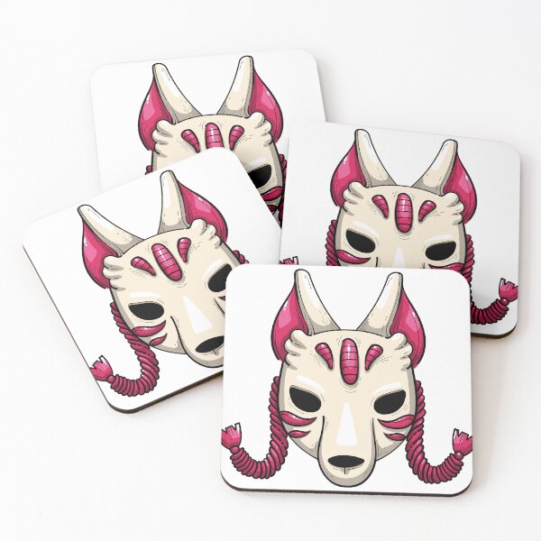 Item preview, Kistune Mask illustration designed and sold by yagniikd-.
