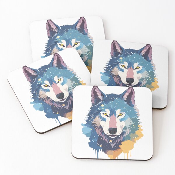 Item preview, Splash Art Celestial Wolf designed and sold by CosioInc.