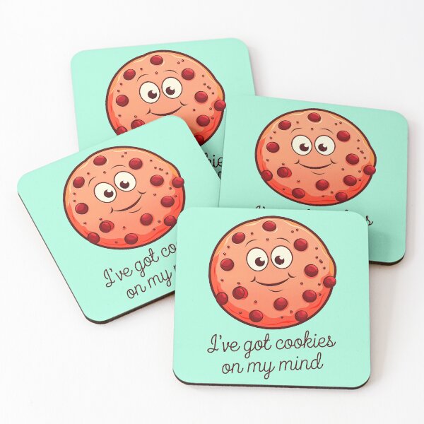Item preview, I've Got Cookies On My Mind Funny Food Quote designed and sold by TheArtOfPat.