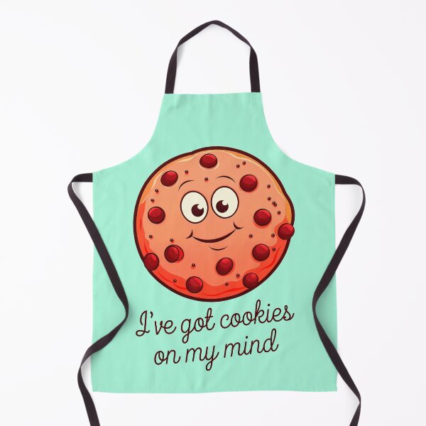 Item preview, I've Got Cookies On My Mind Funny Food Quote designed and sold by TheArtOfPat.