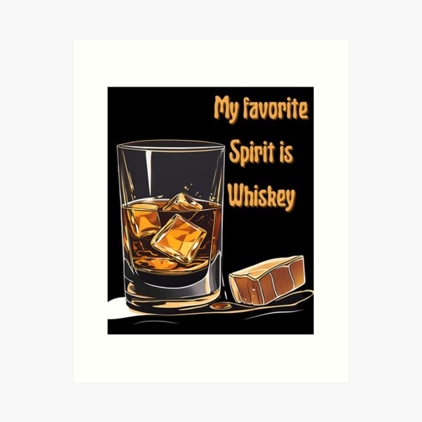 Item preview, My favorite spirit is whisky designed and sold by David-schop.
