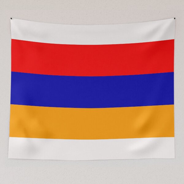 Item preview, Armenia Flag Print: Courage, Peace, and Labor designed and sold by communedesigns.