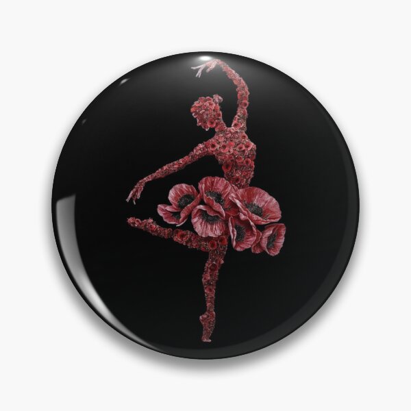 Item preview, Floral Ballerina Art: Stunning Flower Sculpture of a Ballerina Made from Red Poppies designed and sold by love3617.