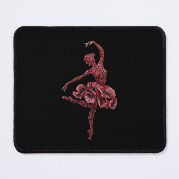 Item preview, Floral Ballerina Art: Stunning Flower Sculpture of a Ballerina Made from Red Poppies designed and sold by love3617.
