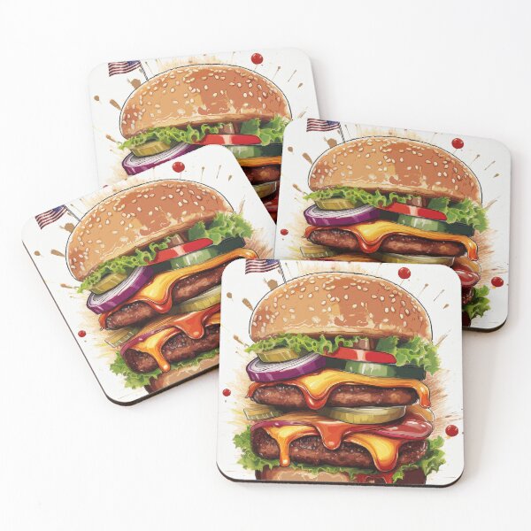 Item preview, Stacked Flavor: National Cheeseburger Day designed and sold by bb-15artstudio.