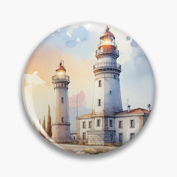 Item preview, Lighthouse Watercolor Digital Artwork designed and sold by JoeysPODShop.