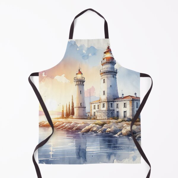 Item preview, Lighthouse Watercolor Digital Artwork designed and sold by JoeysPODShop.