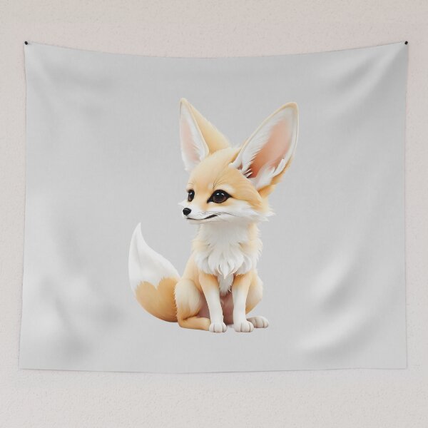 Item preview, Adorable Fennec Fox Illustration designed and sold by Delamoon.