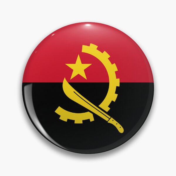 Item preview, Angola Flag Print: Strength and Resilience designed and sold by communedesigns.