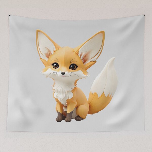 Item preview, Adorable Fennec Fox Illustration designed and sold by Delamoon.