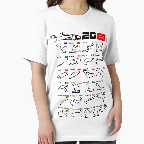 Item preview, Calendar Formula race cars 2025 circuits white designed and sold by ideasfinder.