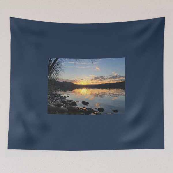 Item preview, Autumn's Golden River Sunset  designed and sold by Ediebxgood.