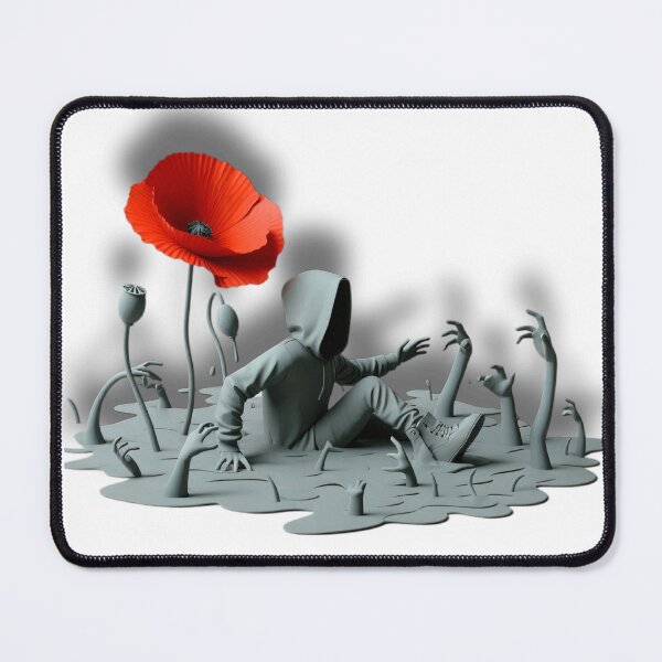 Item preview, Addiction Horror - Opium Poppy, Opiate Drugs, Screaming Withdrawal Nightmare, Horror designed and sold by SomniferumWars.