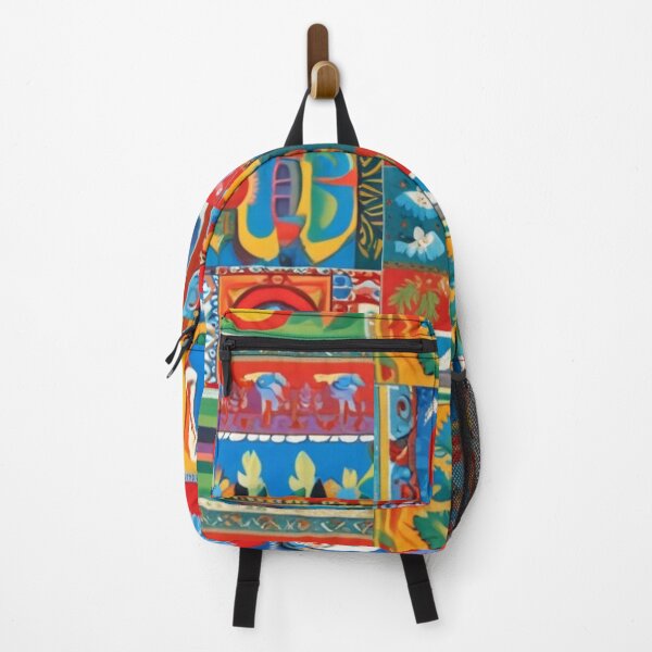 Item preview, Vibrant Folk Art with Colorful Shapes - Unique Digital Art Design designed and sold by whereisOlga_.