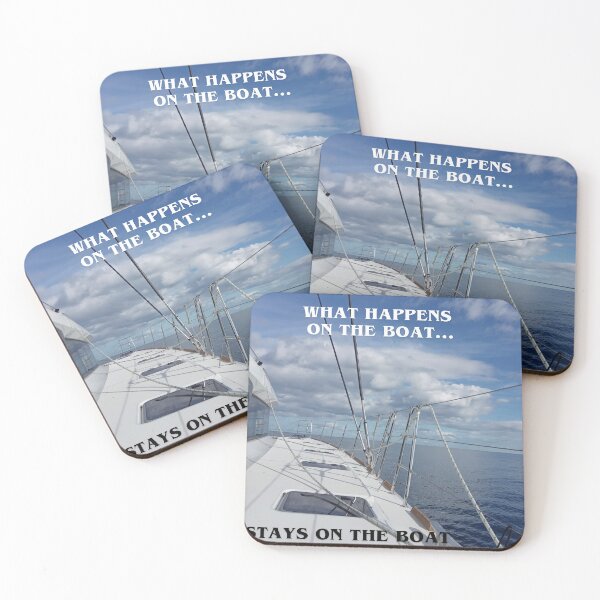 Item preview, What Happens On The Boat... Stays On The Boat designed and sold by TREEVIBES.