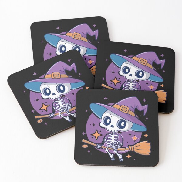 Item preview,  Cute spooky skeleton witchcraft sticker designed and sold by FlawlessDraft.