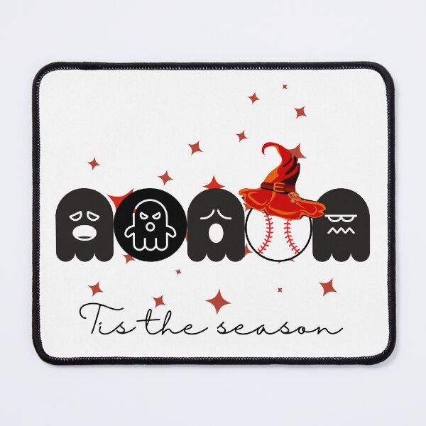 Item preview, Tis the season. Baseball on Halloween? These little ghosts don't approve! designed and sold by FreeSoulLab.