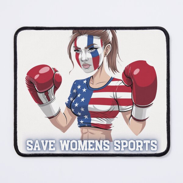 Item preview, Save Women’s Sports – Patriotic Boxing Design designed and sold by HeroSports.