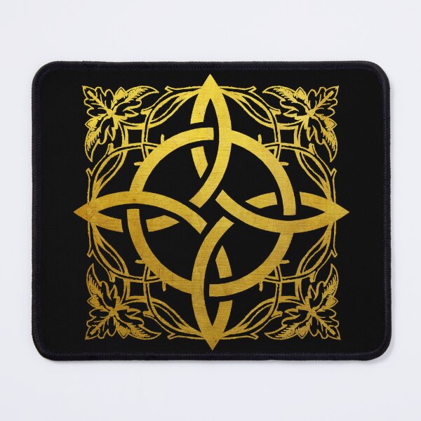 Item preview, Witch Knot Golden Symbol designed and sold by Geometrical Helianthus.