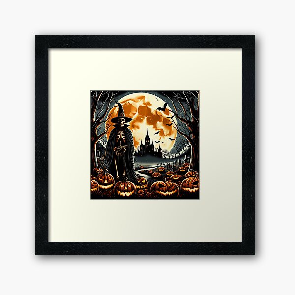 Item preview, Haunted Halloween Scene designed and sold by Miniouka.