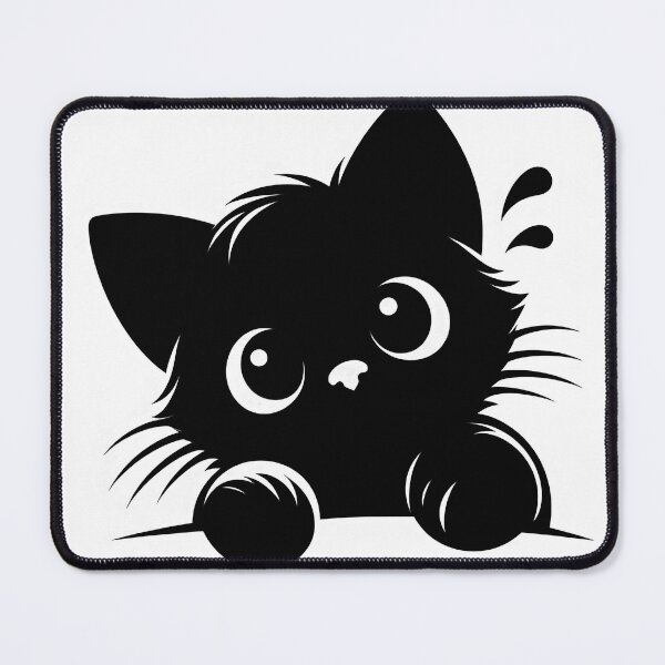 Item preview, Black Cat Peeking 4 designed and sold by Magnuna.