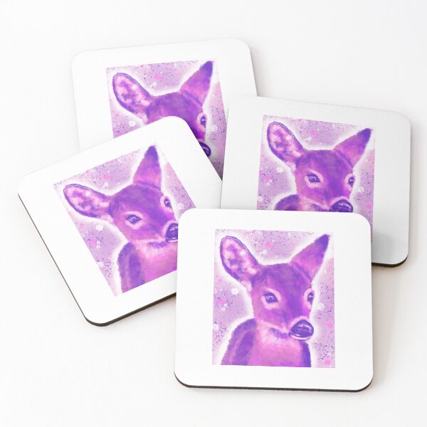 Item preview, violet purple deer designed and sold by Taylina.