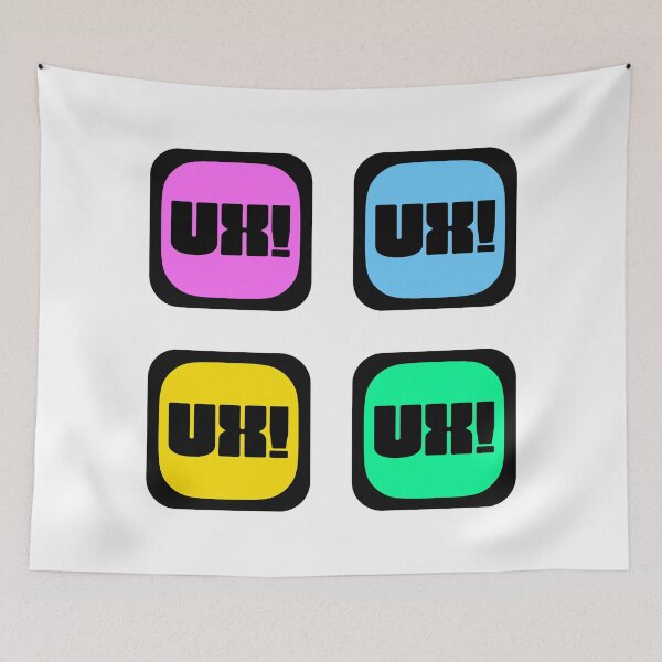 Item preview, (4 pack) ux badges - UX Designer | Product Designer | UI Designer Stickers designed and sold by PoshPixel.