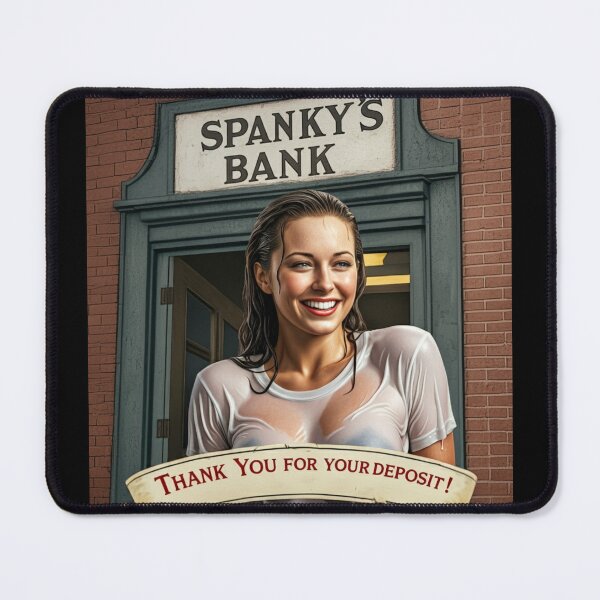 Item preview, Spanky's Bank - Thanks For Your Deposit - Wet T-shirt designed and sold by JLEmporium.