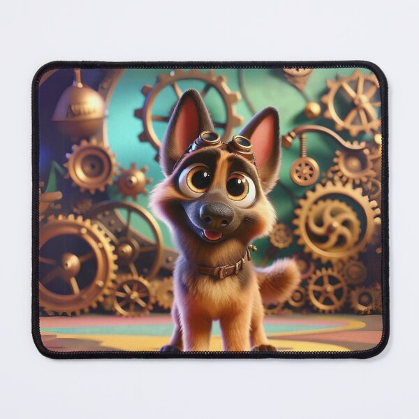 Item preview, Steampunk Belgian Malinois Mix designed and sold by Sillytoe.