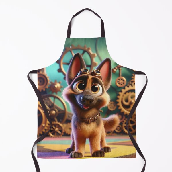 Item preview, Steampunk Belgian Malinois Mix designed and sold by Sillytoe.