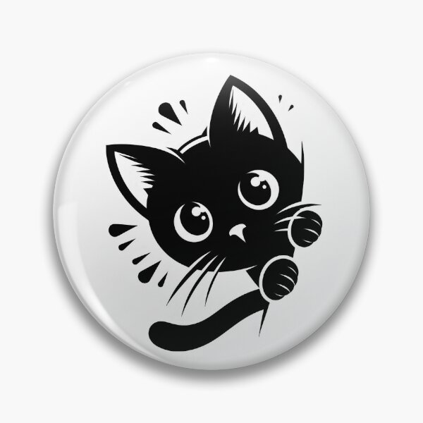 Item preview, Black Cat Peeking 6 designed and sold by Magnuna.
