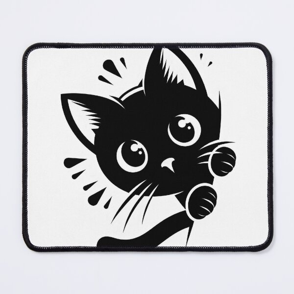Item preview, Black Cat Peeking 6 designed and sold by Magnuna.