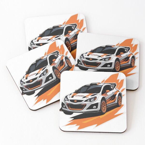 Item preview, High-Energy Rally Car Vector Sticker – Sleek Design with Bold Lines and Speed designed and sold by CAR LIFESTYLE  MAG.