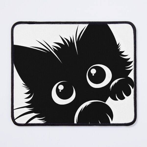 Item preview, Black Cat Peeking 7 designed and sold by Magnuna.