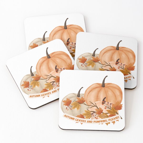 Item preview, Autumn leaves and pumpkins please designed and sold by KookiewthTae.