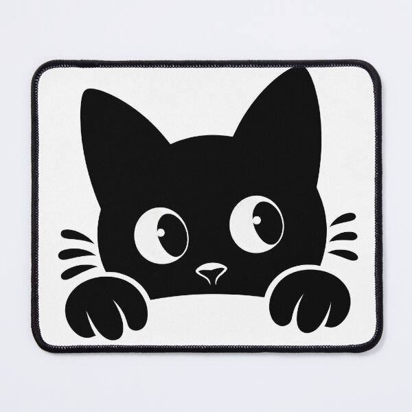Item preview, Black Cat Peeking 8 designed and sold by Magnuna.