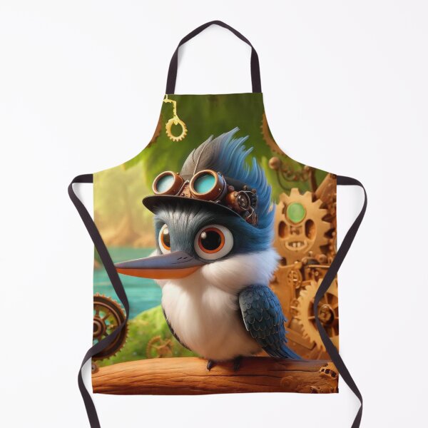 Item preview, Steampunk Belted Kingfisher designed and sold by Sillytoe.