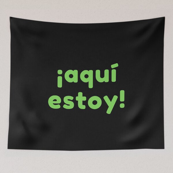Item preview, ¡aquí estoy! Green designed and sold by SyTcreations.