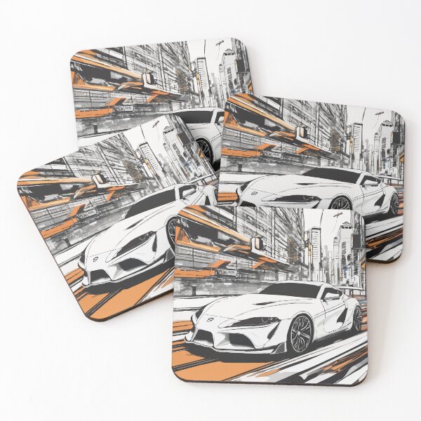 Item preview, Supra Urban Nightscape T-Shirt Design – Graffiti Art and Neon Trails in Motion designed and sold by CAR LIFESTYLE  MAG.