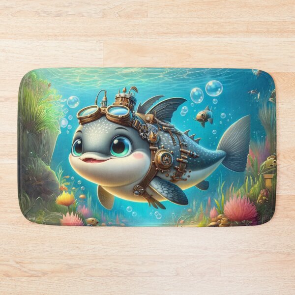 Item preview, Steampunk Beluga Sturgeon designed and sold by Sillytoe.