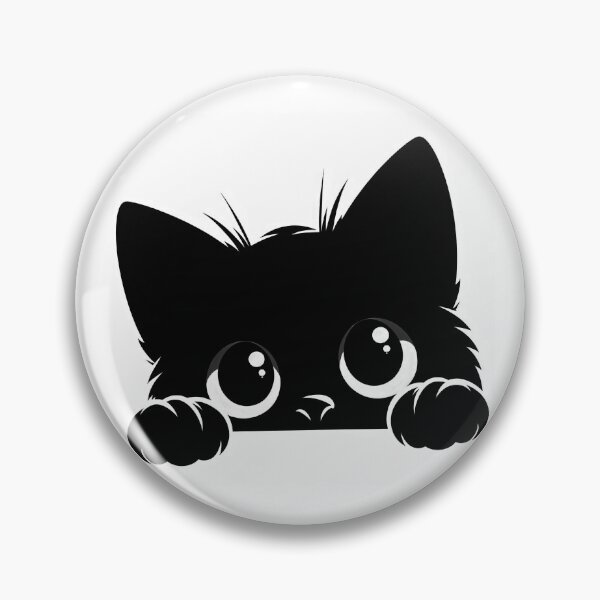 Item preview, Black Cat Peeking 9 designed and sold by Magnuna.
