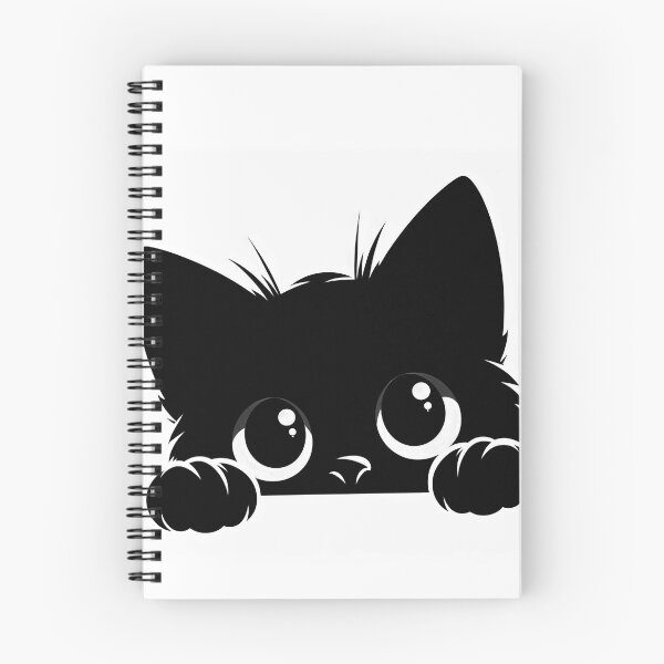 Item preview, Black Cat Peeking 9 designed and sold by Magnuna.