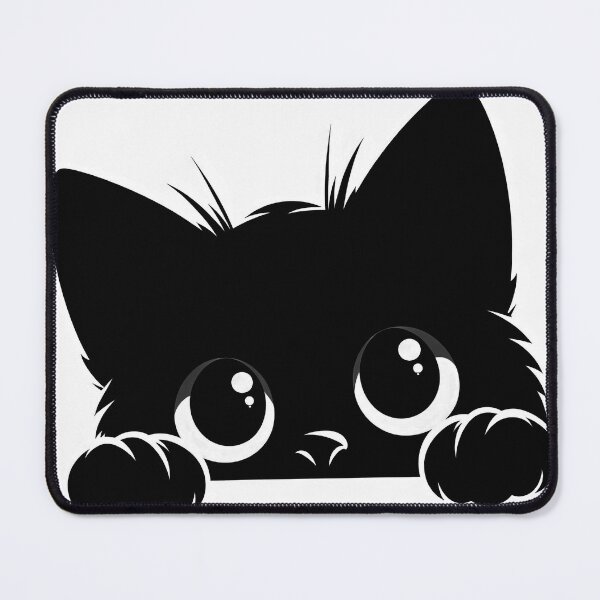 Item preview, Black Cat Peeking 9 designed and sold by Magnuna.