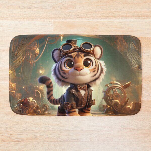 Item preview, Steampunk Bengal Tiger designed and sold by Sillytoe.