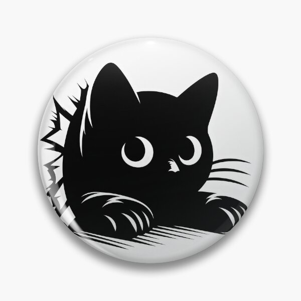 Item preview, Black Cat Peeking 10 designed and sold by Magnuna.